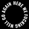 Zen wall clock: "here we fucking well go again"