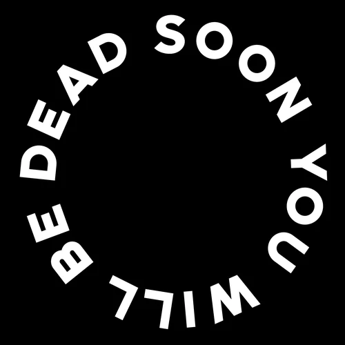Zen wall clock: "soon you will be dead"