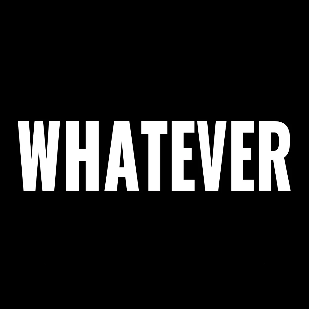 Zen wall clock: "whatever"