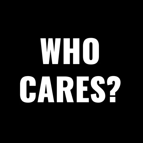 Zen wall clock: "who cares"