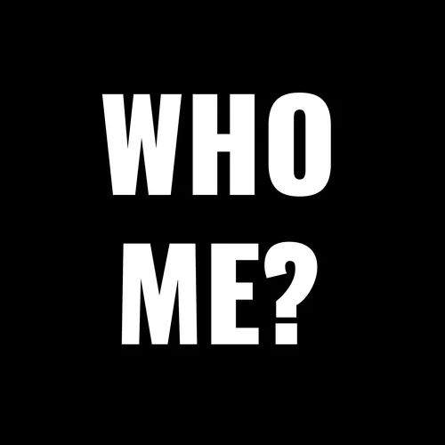 Zen wall clock: "who me"