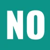Zen wall clock: "No — teal & white"