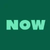 Mindfulness wall clock: "now — dark emerald & light emerald"