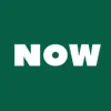 Mindfulness wall clock: "now — dark emerald & white"