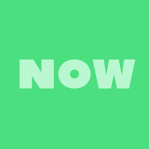 Zen wall clock: "now — light green & sage"