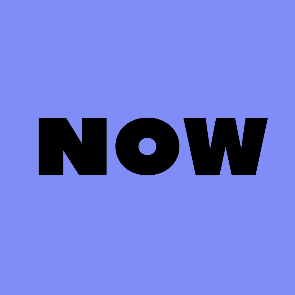 Zen wall clock: "now"