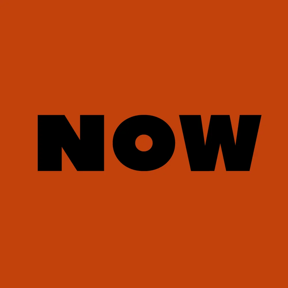 Zen wall clock: "now"