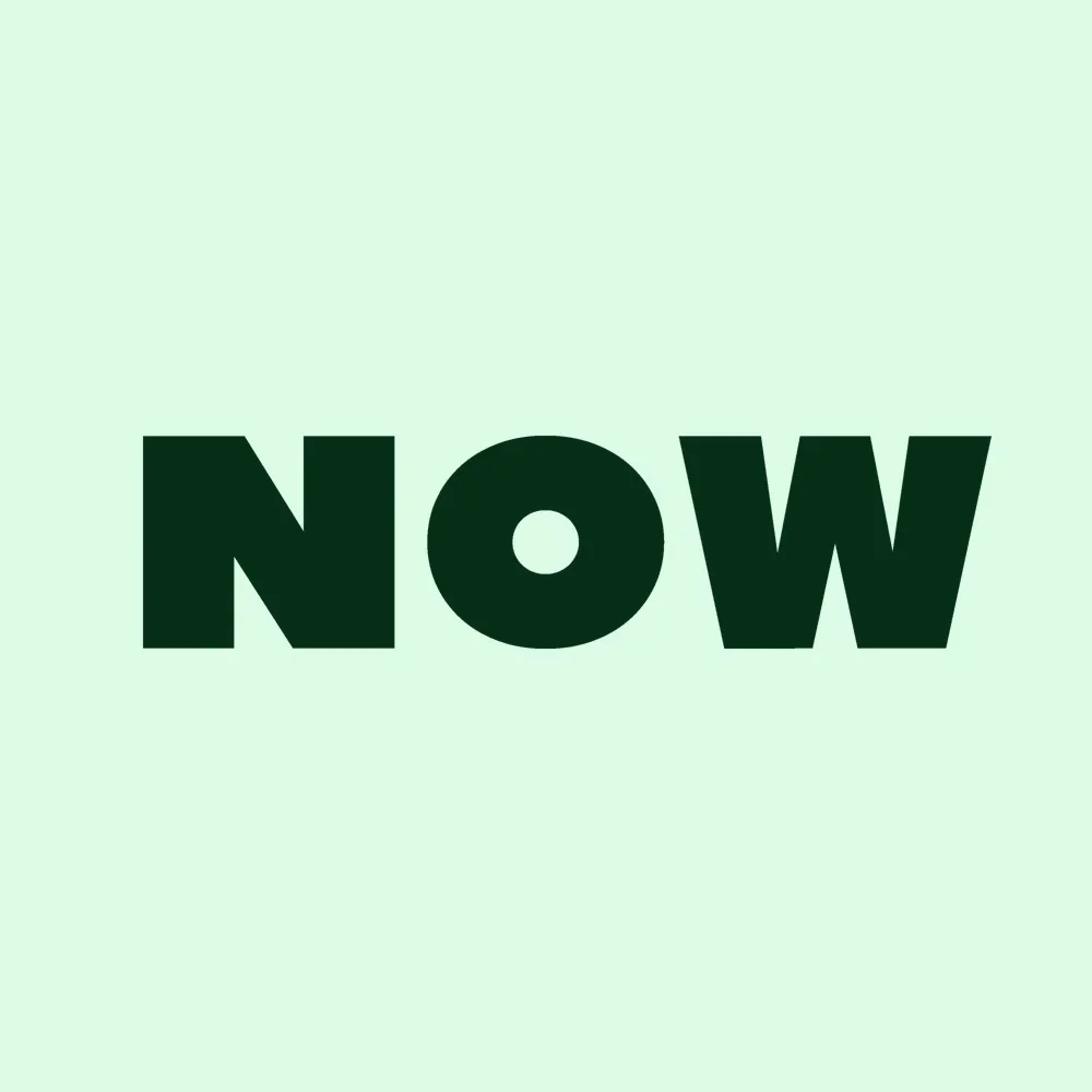 Zen wall clock: "now"