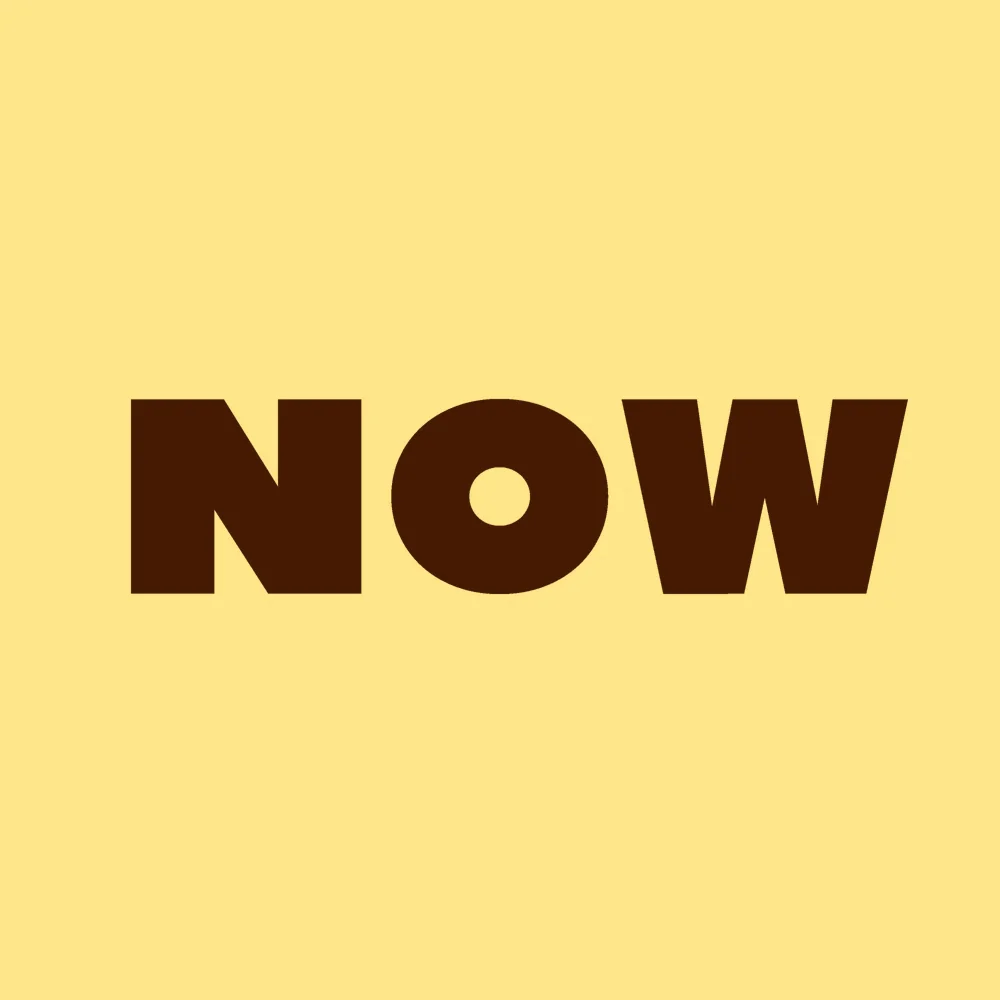 Mindfulness wall clock: "now"