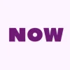 Zen wall clock: "now — palest fuchsia & dark fuchsia"