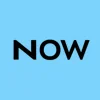 Zen wall clock: "now — powder blue & black"