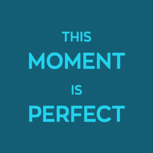 this moment is perfect