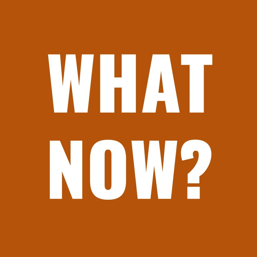 Zen wall clock: "what now"