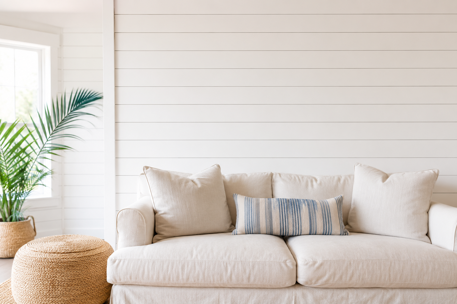 Zen wall clock in coastal living