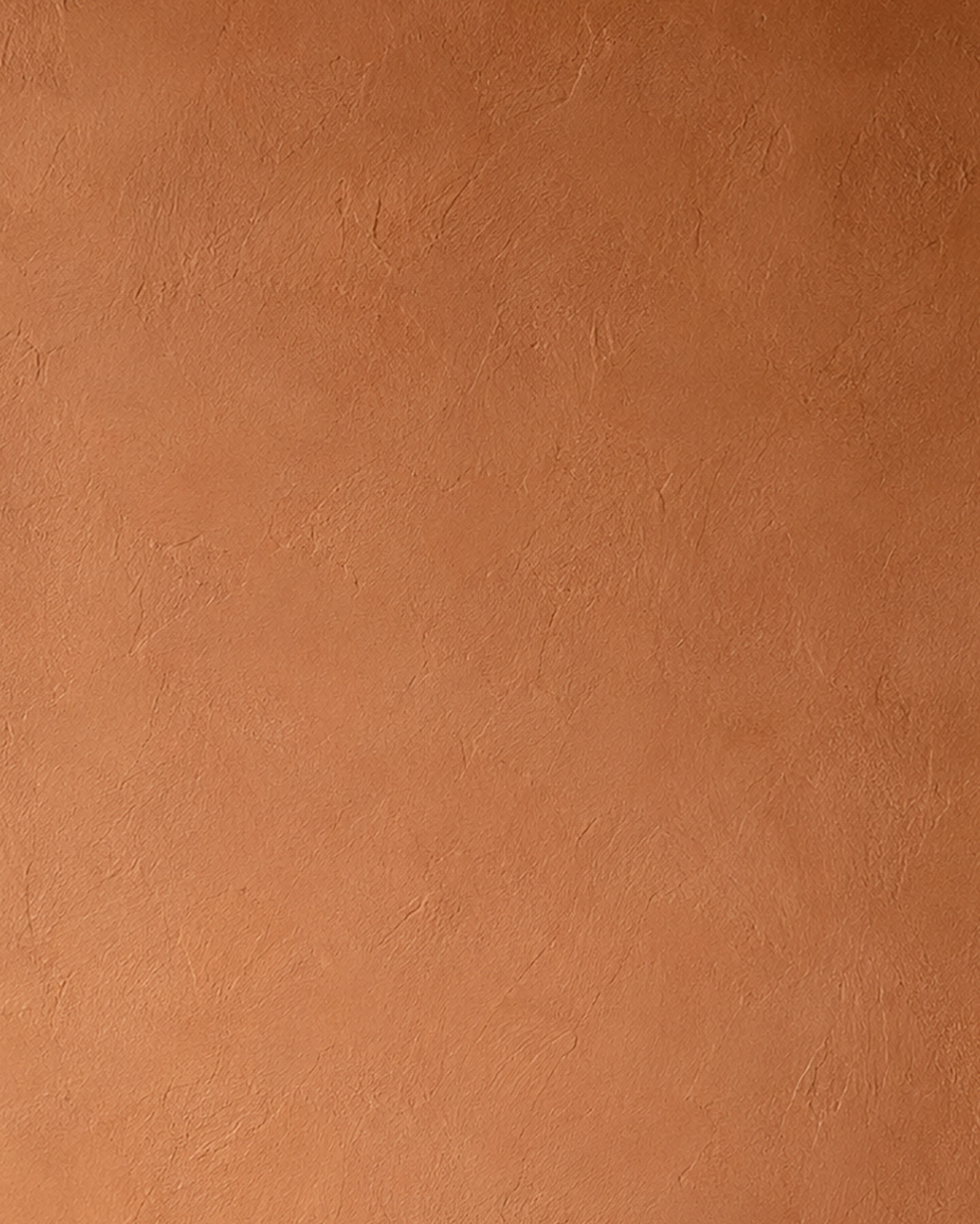 Zen wall clock in terracotta pier zoom85