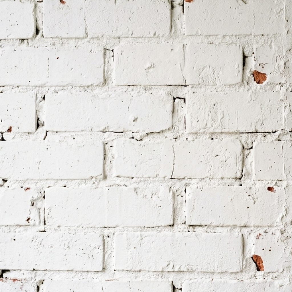 Funny wall clock in white brick zoom85