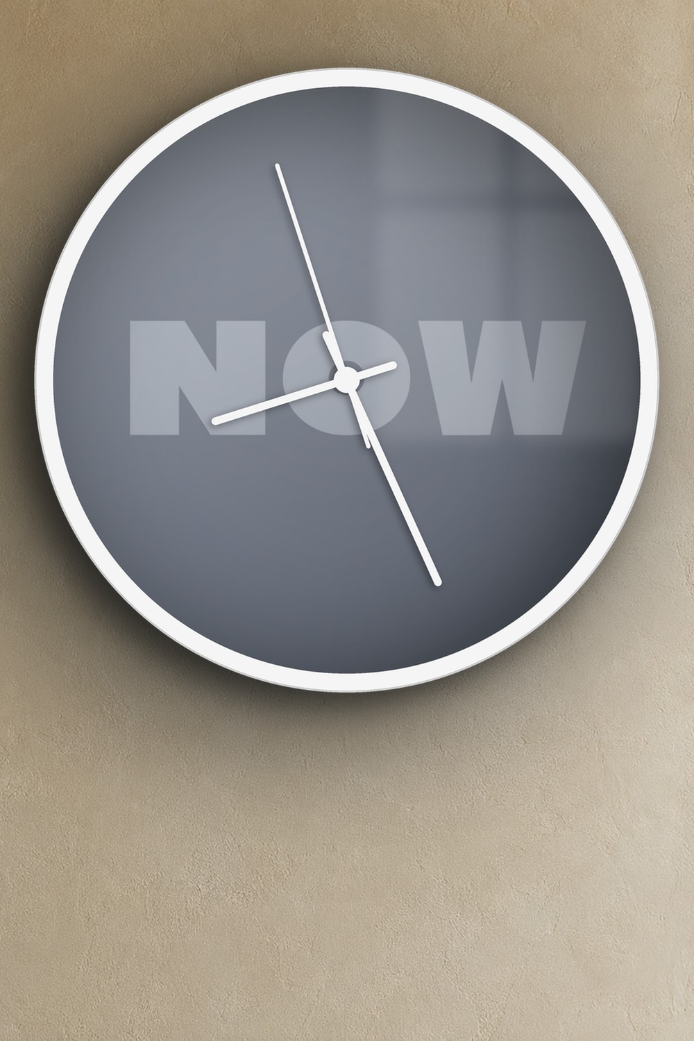 now — gray & light gray on a wall